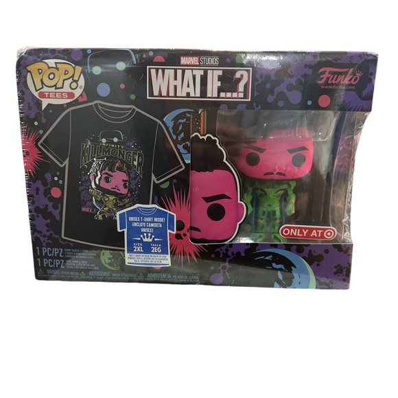 Funko Pop Tee Marvel Studios What If...? Killmonger Vinyl Figure & Shirt, 2XL - Picture 6 of 6